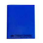 C-Line Classroom Connector Multi-Pocket Folders - Blue - 15 Pack-Front and back cover pockets are clear, making them great for custom student cover sheets
