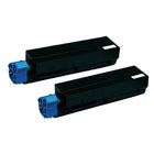 Okidata 45807105 B412/432 OEM Toner - Standard Yield - Black - 2 Pack -Manufacturer: Okidata