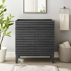 Modway Render 30" Bathroom Vanity Cabinet - Charcoal-Soft-Close Doors