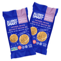 Allergy Smart Cookies - Oatmeal Raisin - 28g - 40 Pack-Top 10 Allergen Free : No Gluten | No Nuts / Peanuts | No Dairy | No Eggs | No Soy | No Sesame | No Mustard | No Sulfites | No Shellfish