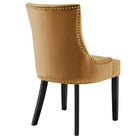 Modway Marquis Performance Velvet Dining Chairs - Cognac - 2 Pack-Assembly Required