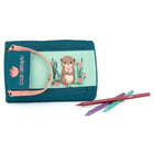 Louis Garneau Pencil Case with 2 Zippers - Otter-Polyester 600D