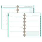 Cambridge 2027 Small Weekly/ Monthly Planner - 8-½" H x 6" W - Glimmer - Bilingual-12 months of weekly/monthly planning