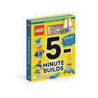 Sourcebooks LEGO Books - 5-Minute Builds-Includes 50 LEGO bricks – The book comes with a selection of bricks so kids can get building right away