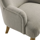 Modway Ellington Fabric Upholstered Accent Armchair - Linen-8