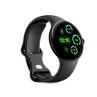 Google Pixel Watch 3 - 41 mm - Bluetooth/Wi-Fi - Matte Black Case - Obsidian Band-The 41 mm size charges 20% faster than the Pixel Watch 2