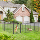 PawHut 16-Panel Heavy Duty Dog Playpen for S/M/L Size - 39" L-Keeps your pet safely confined while offering more space to play, sleep, and exercise