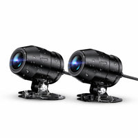 Vantrue F1 4K Dual Motorcycle Dash Cam with 64 GB SD Card-Dual recording captures front and rear footage in 4k and 1080p at 30fps delivering clear and detailed video during rides