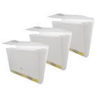 BAZIC Products Translucent 13-Pocket Letter Size Poly Expanding File - 3 Pack-File organizer: Made from high quality Polypropylene (PP) Plastic material. Safe and non toxic. Measures 13" x 9.5" x 1.75"