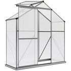 Outsunny Polycarbonate Greenhouse - 6' x 2.5' - Retains heat and blocks weather elements and small animals
 