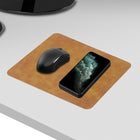 General Supply Goods + Co PU Leather Mouse Pad - Cognac-Dimensions: 7.9"L x 9.4"W x 0.13"H
