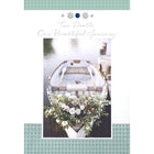 Rosedale Gold Wedding Greeting Cards/Envelopes - 5-1/2" x 8" - Flower Wreath - 6 Pack-Premium quality greeting cards