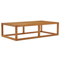 Modway Newbury Outdoor Patio Premium Grade A Teak Wood Coffee Table - Natural-Outdoor Teak Coffee Table