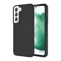 AXS PROTech Dual-Layered Anti-Shock Case with Military-Grade Durability for Samsung Galaxy S22 - Black-Shock resistant