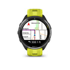 Garmin Forerunner 965 GPS Running, Triathlon Smartwatch-Carbon Gray DLC Titanium Bezel,Black Case,Amp Yellow/Black Silicone Band-Battery life: up to 23 days of battery life in smartwatch mode, up to 31 hours in GPS mode_x000D_
Confidently run any route using full-color, built-in maps and multi-band GPS