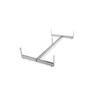 Wamaco Gondola Base Kit with Four 2' x 6' Grid Panels - Chrome-Durable & Professional - Strong steel construction provides stability and long-lasting use.