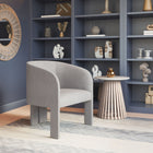 Zuo Hull Accent Chair - Slate Grey-Chair Weight Capacity: Supports up to 280 lb