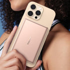Torras MiniMag Power Bank 5,000 mAh - Desert Titanium-10N Strong Magnetic Power