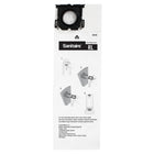 Sanitaire RL Premium Paper Bag - White - 5 bags/pack - 10 Pack-Fits Model SC5500
