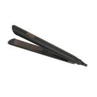 Aria Travel Pro Mini Straightener - Black-Versatile Styling Edges: Designed with rounded edges that allow you to straighten, curl, or wave hair with ease using the compact 0.75 inch plates