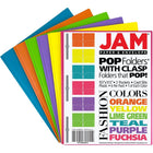JAM Paper Plastic 2 Pocket School POP Folders with Metal Prongs Fastener Clasps - Assorted Fashion Colours - 12 Pack-Our two-pocket POP Folders with prongs are durable, made with smooth & sturdy plastic, and have a business card slot on the right side