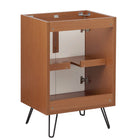 Modway Energize 24" Bathroom Vanity Cabinet - Cherry/White-MDF and Particleboard Construction