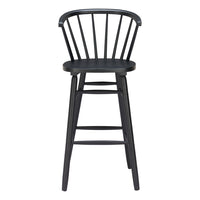 Zuo Stenger Barstool - Black - Set of 2-Armrest support
