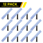 Gritt Commercial 18" Heavy-Duty Swivel Window Washer - 12 Pack-Handle swivels 180° to reach tight corners, edges and sills