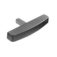 WeatherTech BumpStep XL Hitch Mounted Step & Bumper Protection - Black-The base is molded from a sturdy material that resists flexing, while the second layer is a softer, impact absorbing material, lessening the blow caused by minor accidents. You will be happy to have it when that stray grocery cart or hard-to-see fire hydrant shows up!