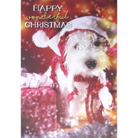 Mill Brook Studio Christmas Greeting Cards/Envelopes - 5-3/8" x 7-3/4" - Christmas Dog - 18 Pack-Card shop quality greeting cards