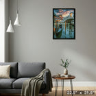 Venice Italy - Framed Canvas - 22" x 31"-Ready to hang - arrives fully assembled