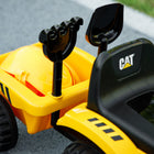 Qaba Caterpillar Licensed Kids Ride on Tractor with Shovel, Trailer - Yellow-Colour: Yellow 