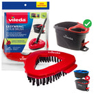 Vileda EasyWring Scrub Brush Mop Attachment - Red-6
