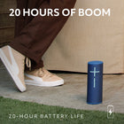 Ultimate Ears MEGABOOM 4 Portable Waterproof Bluetooth Speaker - Blue-Virtually Indestructible Bluetooth Waterproof Speaker: Rated IP67 waterproof and guaranteed to make a splash at your next pool party