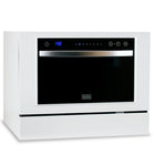 BLACK+DECKER Countertop Dishwasher - 7 Wash Programs - 6-Place Setting Capacity - White-6 Place Setting Capacity (Accommodates dinner plates up to 10")