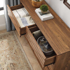 Modway Vespera 6-Drawer Dresser - Walnut-Tapered Legs