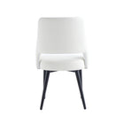 Manhattan Comfort Tremont 21.7" Modern Leatherette Upholstered Dining Chair - White - Set of 2-Minimal Assembly Required. Hardware Included