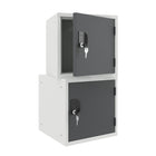 Ceha Canada 15" Cube locker - Basalt Grey-OPTIONAL PLINTH LEGS: Elevate your locker with optional legs for added stability and clearance