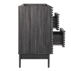 Modway Render 48" Double Sink Compatible Bathroom Vanity Cabinet - Charcoal-8