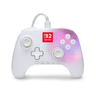 PowerA Advantage Wired Controller for Nintendo Switch 2 with Lumectra - White-10