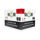 Globe Commercial Strong Can Liner Garbage Bag - 35" x 50" - Black - 125 Pack-One-at-a-time bag dispensing