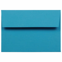 JAM Paper 4Bar A1 Coloured Invitation Envelopes - 3.625 x 5.125 - Blue Recycled - 50 Pack-Perfect for Greeting Cards, Invitations, Weddings or any announcement