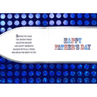 Rosedale Gold Father's Day Greeting Cards/Envelopes - 5-1/2" x 8" - Blue - 6 Pack-Printed on premium uncoated paper