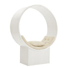 Modway Aperture Round Alcove Accent Chair - White/Ivory-Modern Round Lounge Chair
