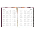 Blueline Monthly Planner - 9-1/4" H x 7"-1/4" W - Floral Design - Bilingual-Julian dates