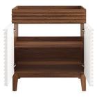 Modway Render 30" Bathroom Vanity Cabinet - White/Walnut-8