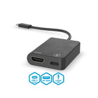 BlueDiamond USB-C to HDMI Converter + 100 W Power Delivery-4K HDM1: 1 HDMI 1.4 port delivers crystal clear resolution with UHD 4K compatibility at 60Hz