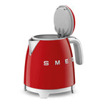 SMEG 50s Retro Style 3-cup Mini Electric Kettle - Red-Compact and practical, with a 0.8L capacity, equivalent to 3 cups, ideal for any space