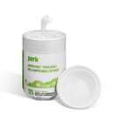 Perk Compostable Paper Bowls - 12 Oz. - White - 125 Pack-Crafted from bagasse, a sugarcane-based sustainable alternative to traditional paper bowls, comes in white