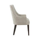 Manhattan Comfort Beever 24" Modern Chenille Upholstered Dining Armchair - Taupe-Seat Height: 21.1 in